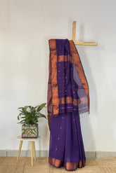 Timeless Bangani Copper Zari Saree