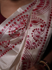 Alapana Handpainted Kosa silk Saree