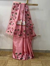 Pink Pichwai Hand-painted Saree