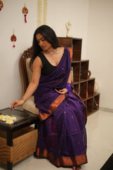 Timeless Bangani Copper Zari Saree